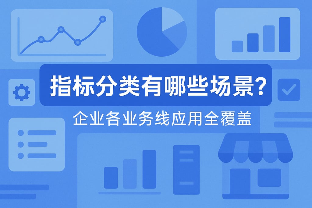 指标分类有哪些场景？企业各业务线应用全覆盖