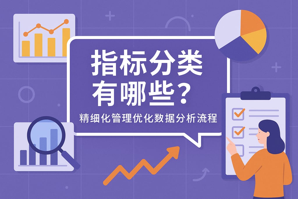 指标分类有哪些？精细化管理优化数据分析流程