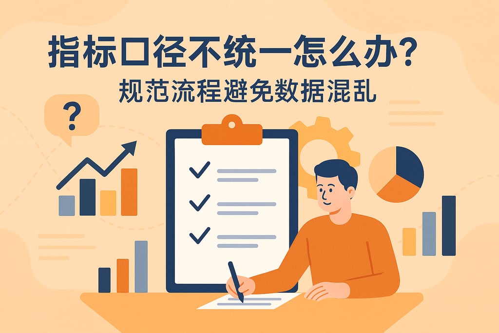 指标口径不统一怎么办？规范流程避免数据混乱