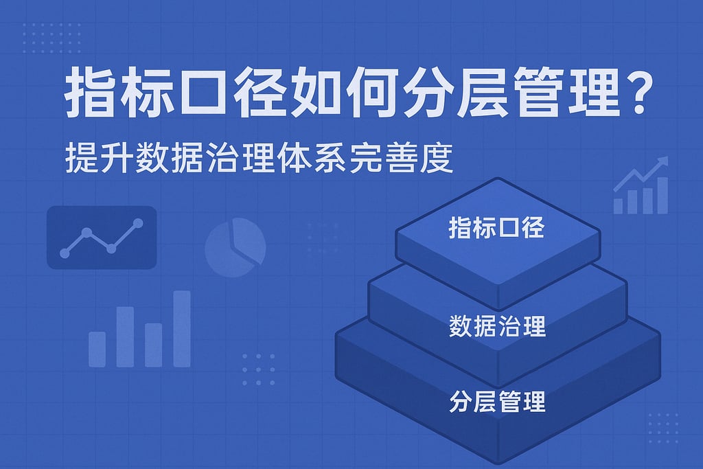 指标口径如何分层管理？提升数据治理体系完善度