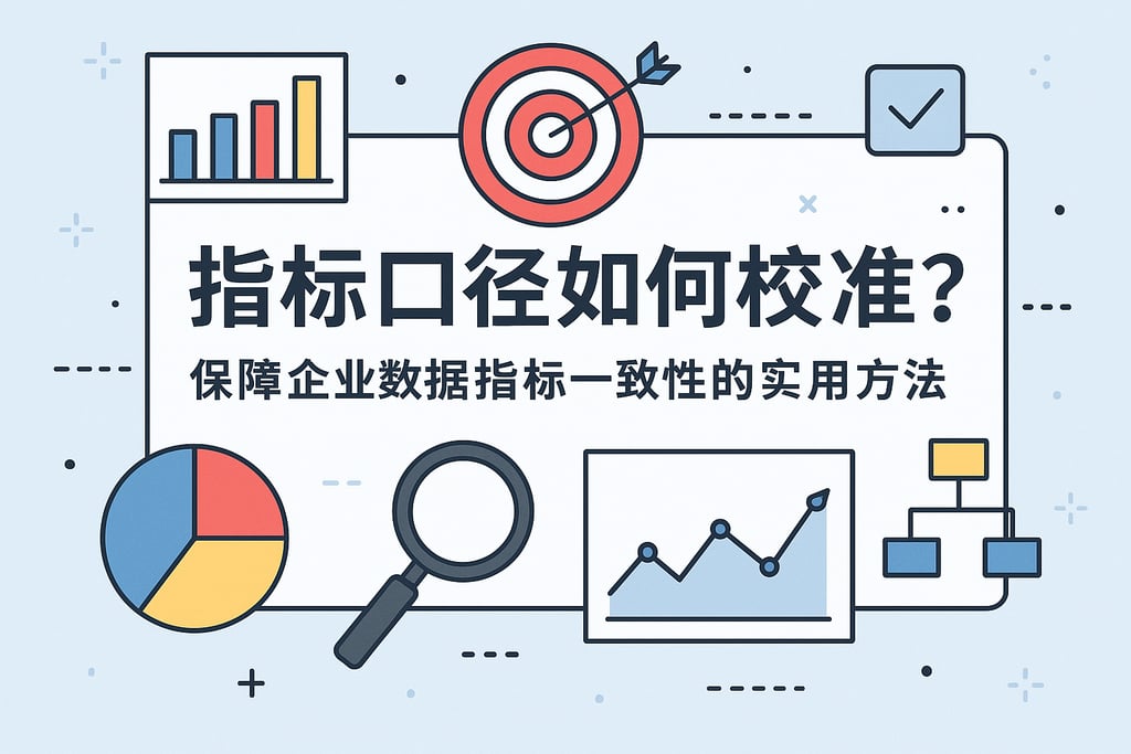 指标口径如何校准？保障企业数据指标一致性的实用方法