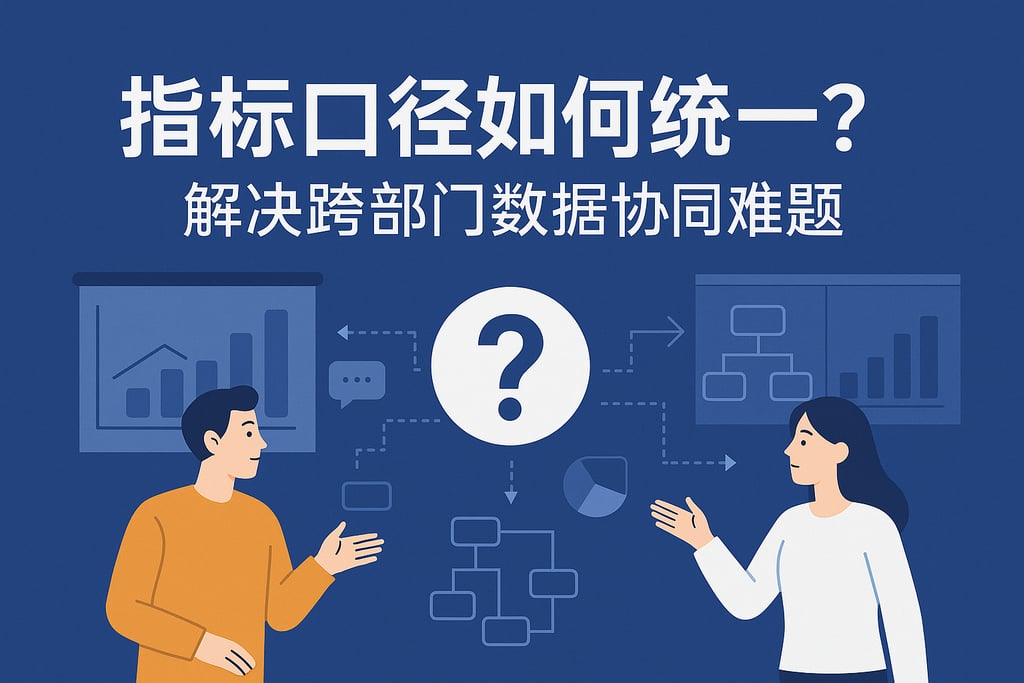 指标口径如何统一？解决跨部门数据协同难题