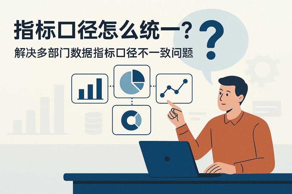 指标口径怎么统一？解决多部门数据指标口径不一致问题