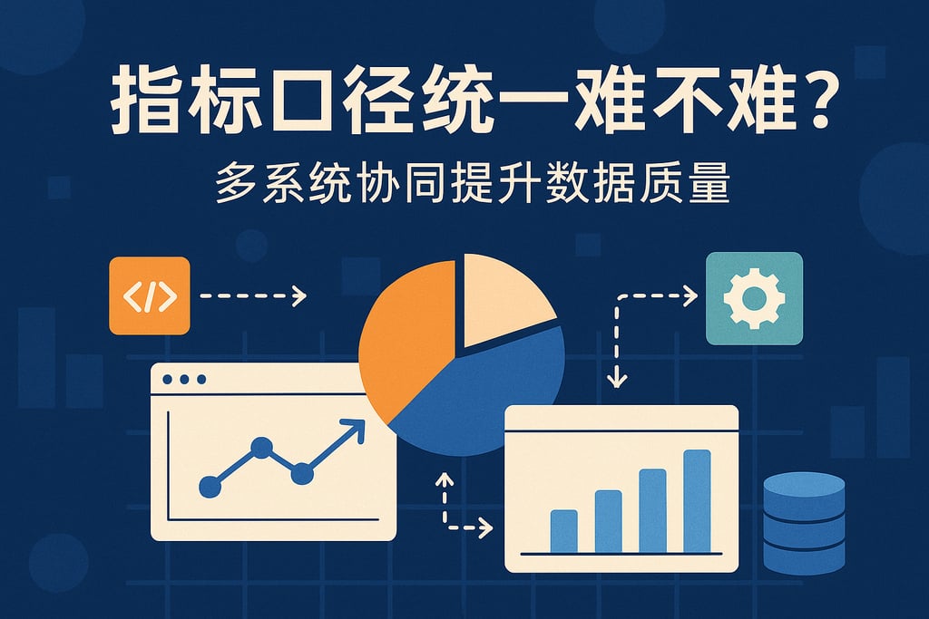 指标口径统一难不难？多系统协同提升数据质量。