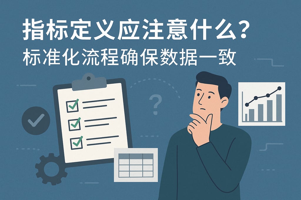 指标定义应注意什么？标准化流程确保数据一致