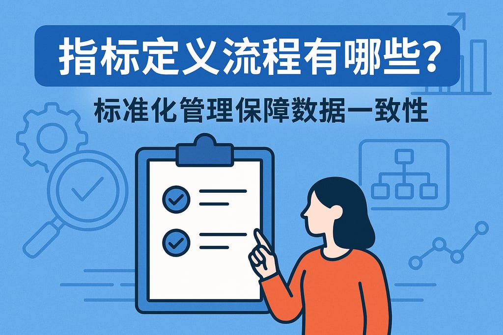 指标定义流程有哪些？标准化管理保障数据一致性