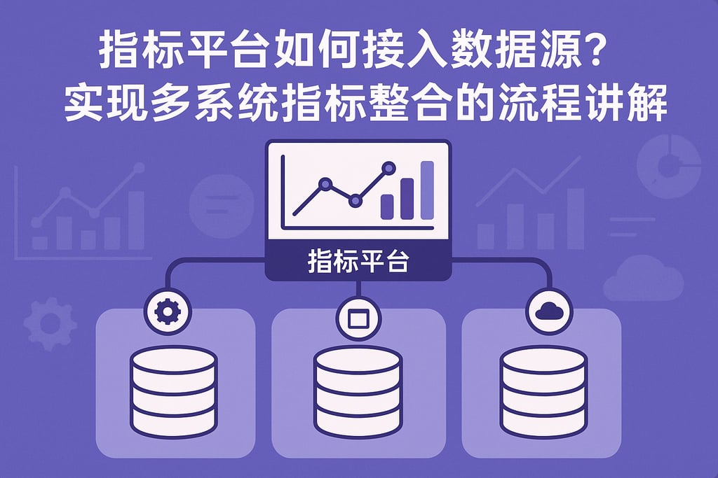 指标平台如何接入数据源？实现多系统指标整合的流程讲解