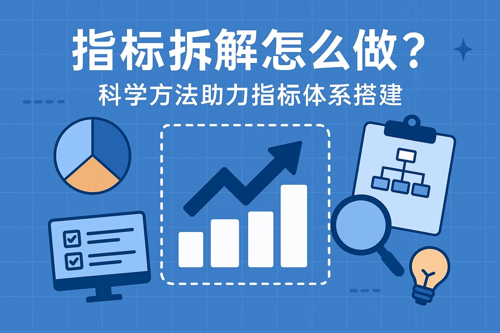 指标拆解怎么做？科学方法助力指标体系搭建