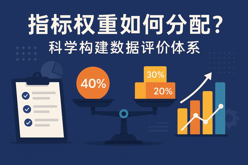 指标权重如何分配？科学构建数据评价体系