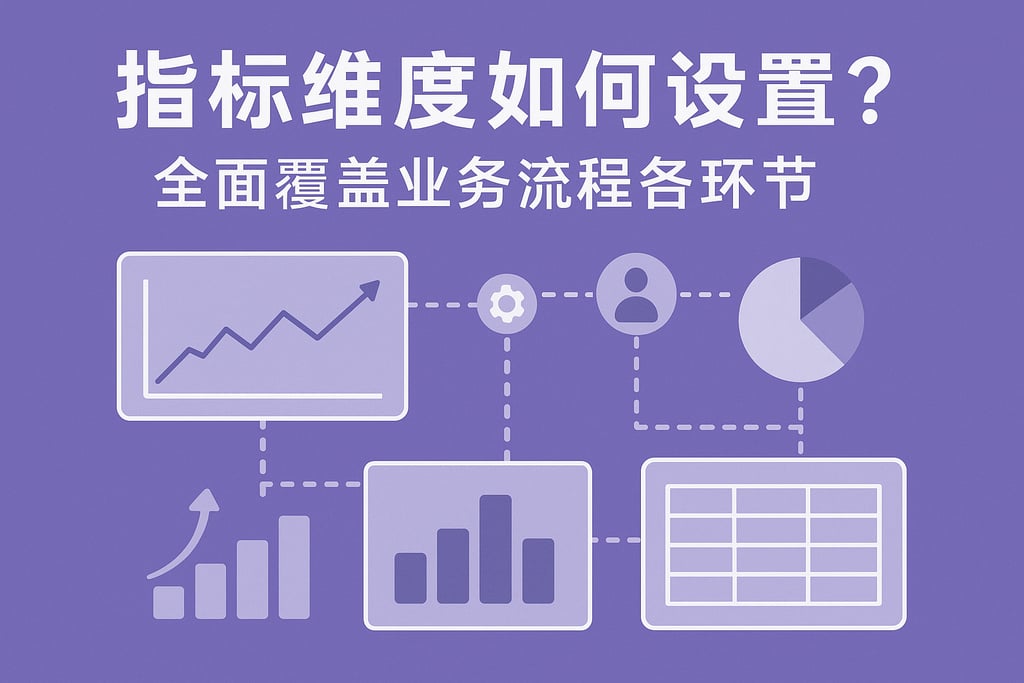 指标维度如何设置？全面覆盖业务流程各环节