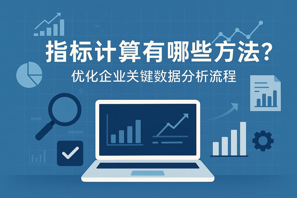 指标计算有哪些方法？优化企业关键数据分析流程