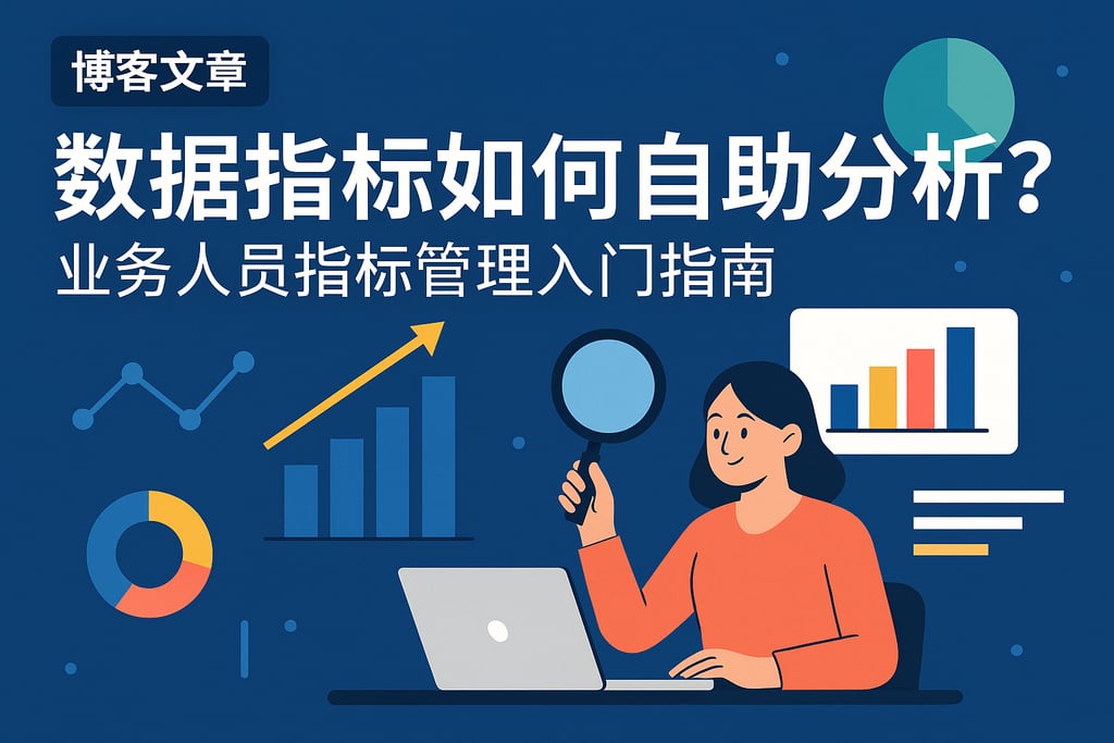 数据指标如何自助分析？业务人员指标管理入门指南