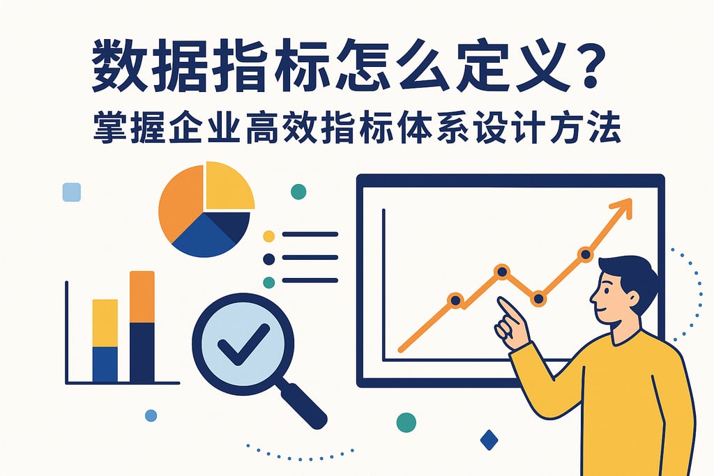 数据指标怎么定义？掌握企业高效指标体系设计方法