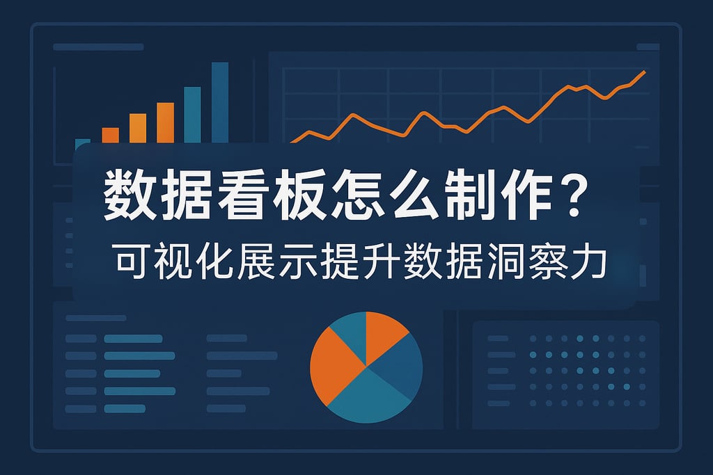 数据看板怎么制作？可视化展示提升数据洞察力