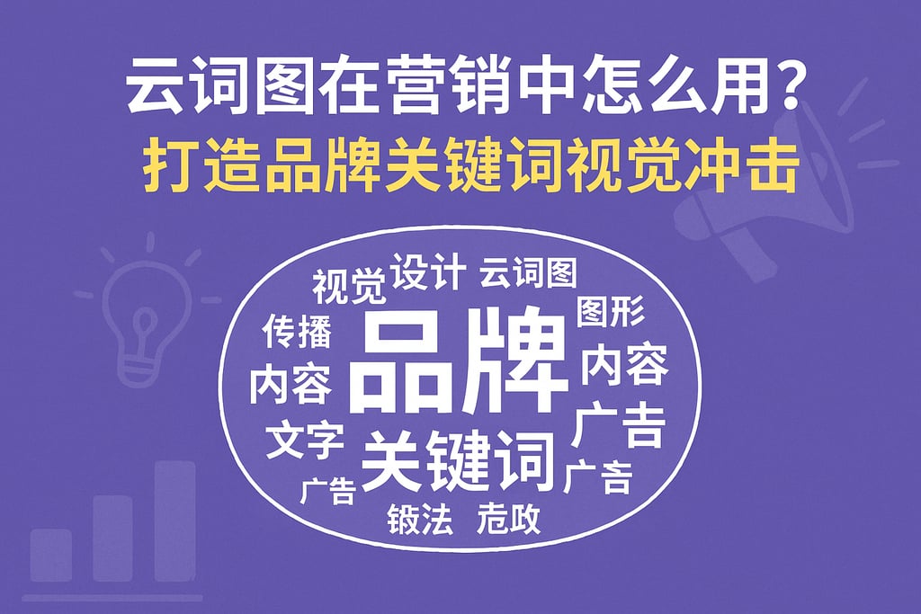 云词图在营销中怎么用？打造品牌关键词视觉冲击