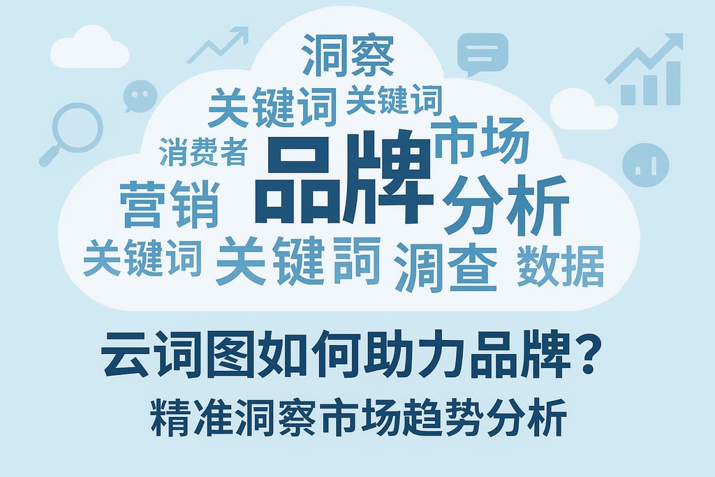 云词图如何助力品牌？精准洞察市场趋势分析