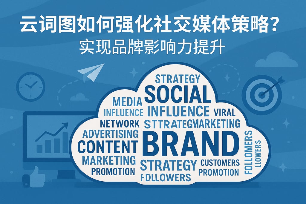 云词图如何强化社交媒体策略？实现品牌影响力提升
