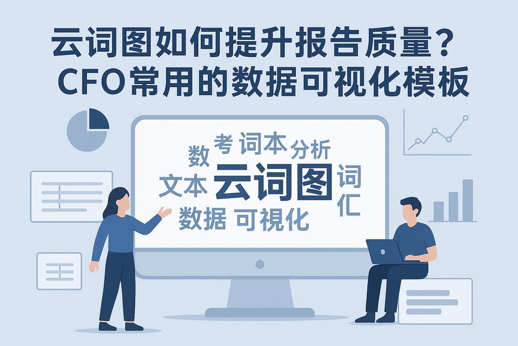 云词图如何提升报告质量？CFO常用的数据可视化模板