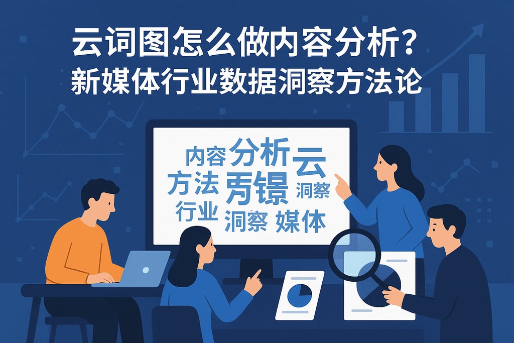 云词图怎么做内容分析？新媒体行业数据洞察方法论