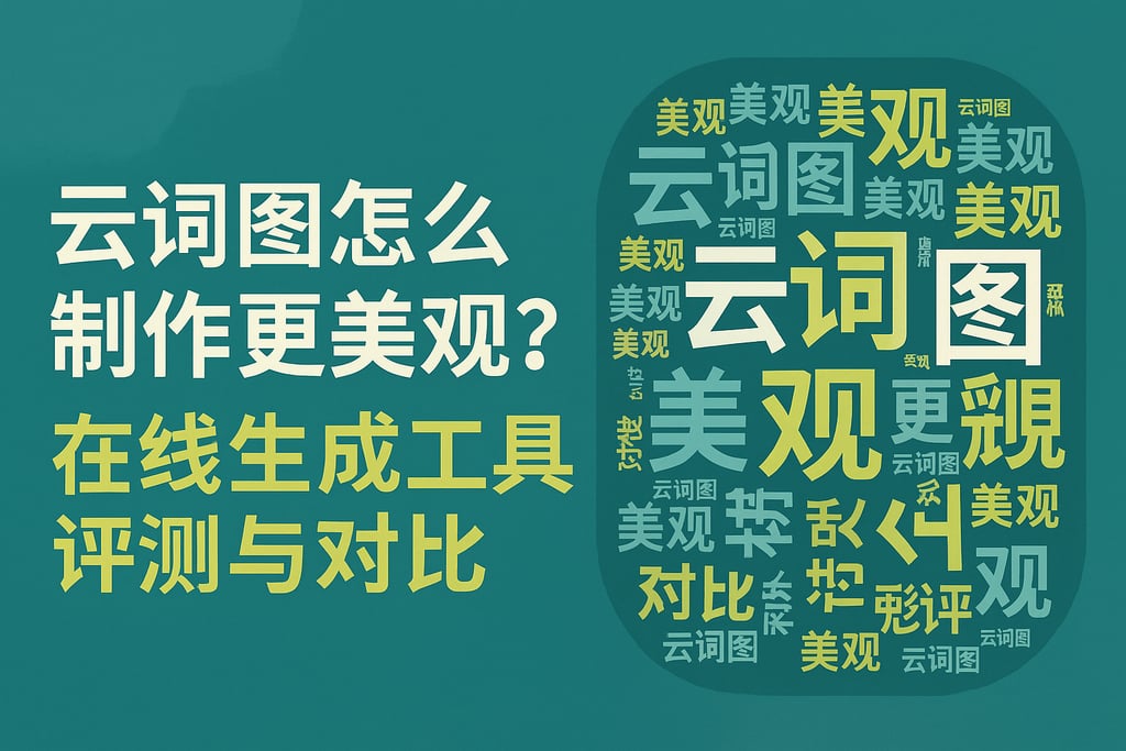 云词图怎么制作更美观？在线生成工具评测与对比