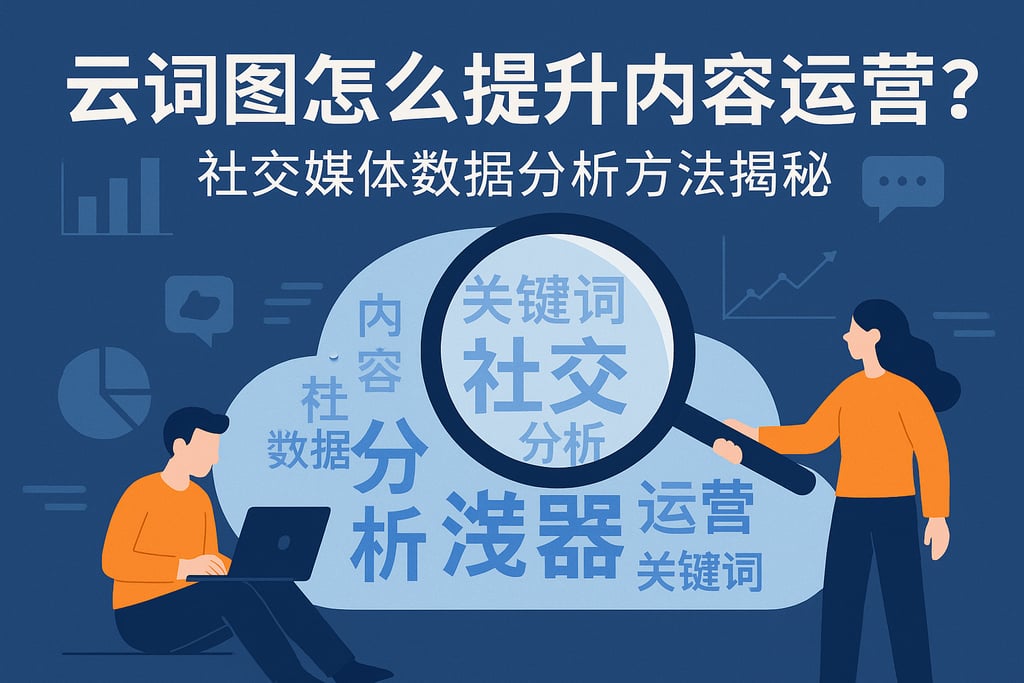 云词图怎么提升内容运营？社交媒体数据分析方法揭秘