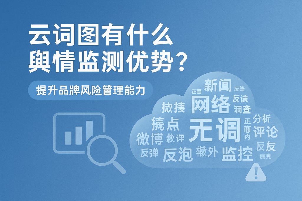 云词图有什么舆情监测优势？提升品牌风险管理能力