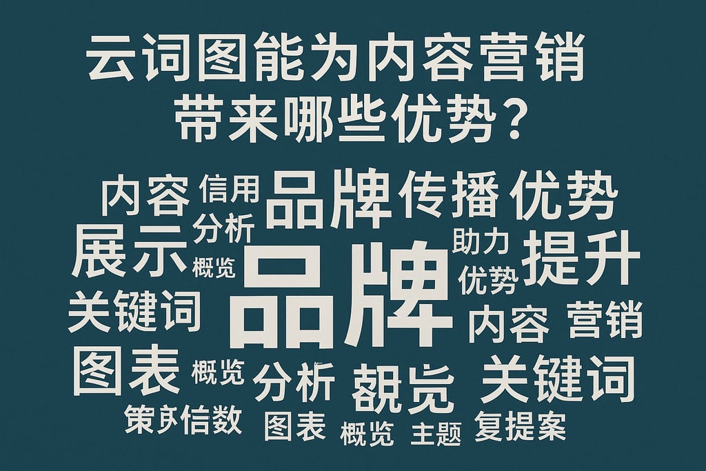 云词图能为内容营销带来哪些优势？助力品牌传播效果提升