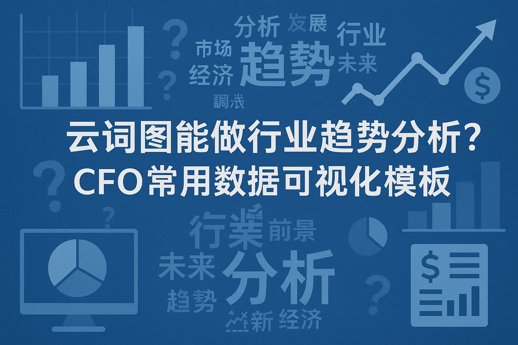 云词图能做行业趋势分析吗？CFO常用数据可视化模板