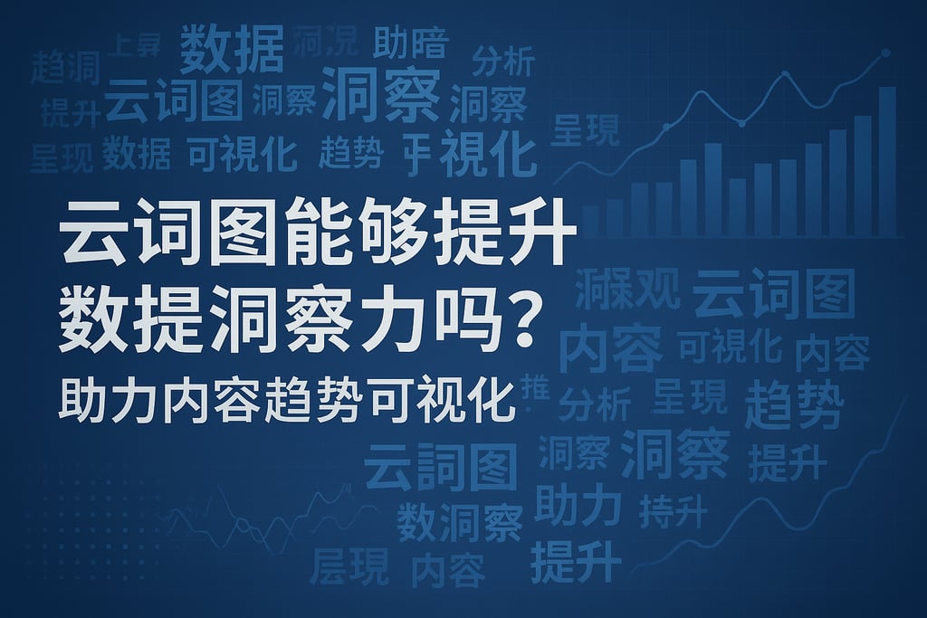 云词图能够提升数据洞察力吗？助力内容趋势可视化