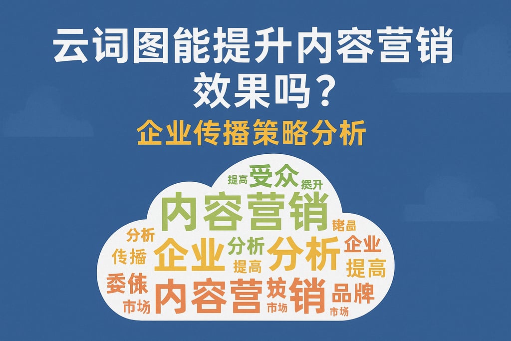 云词图能提升内容营销效果吗？企业传播策略分析