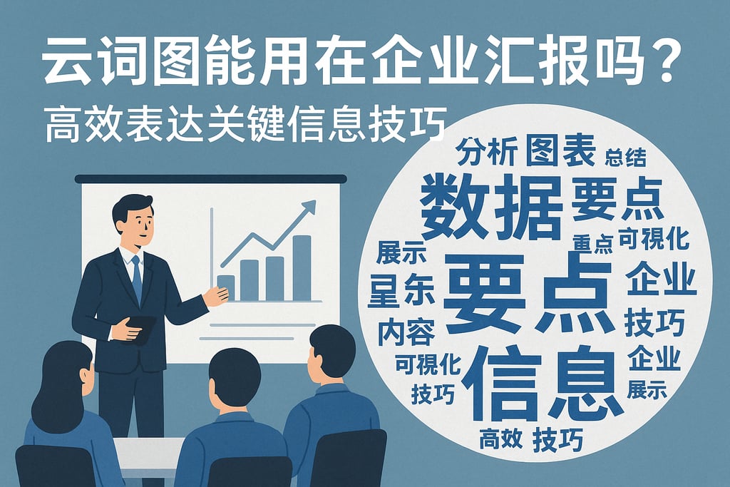 云词图能用在企业汇报吗？高效表达关键信息技巧