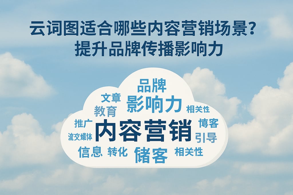 云词图适合哪些内容营销场景？提升品牌传播影响力