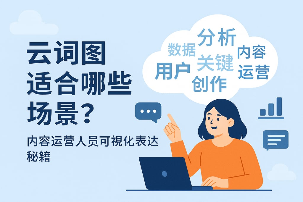 云词图适合哪些场景？内容运营人员可视化表达秘籍