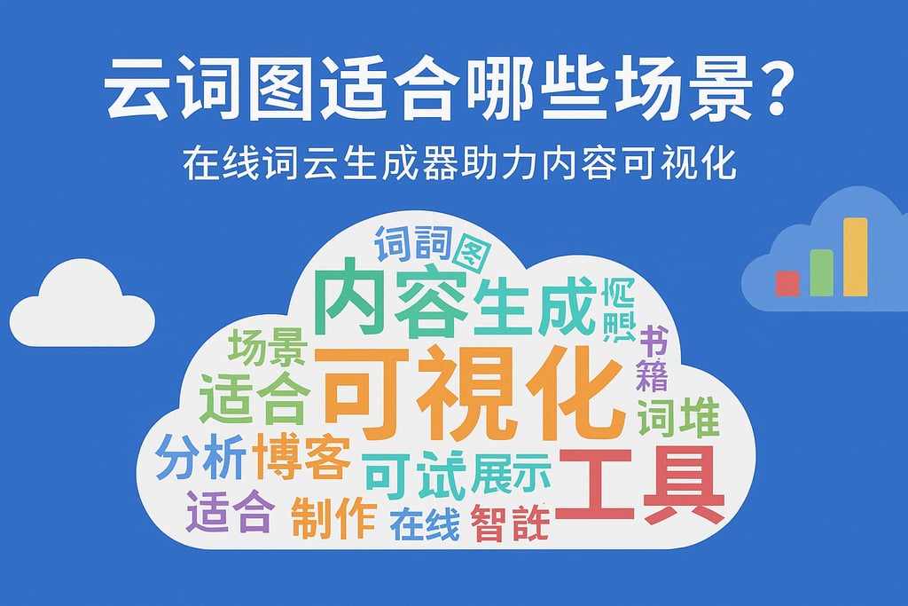 云词图适合哪些场景？在线词云生成器助力内容可视化