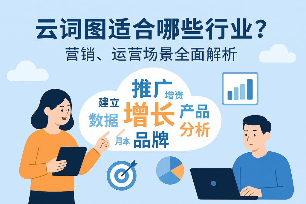 云词图适合哪些行业？营销、运营场景全面解析