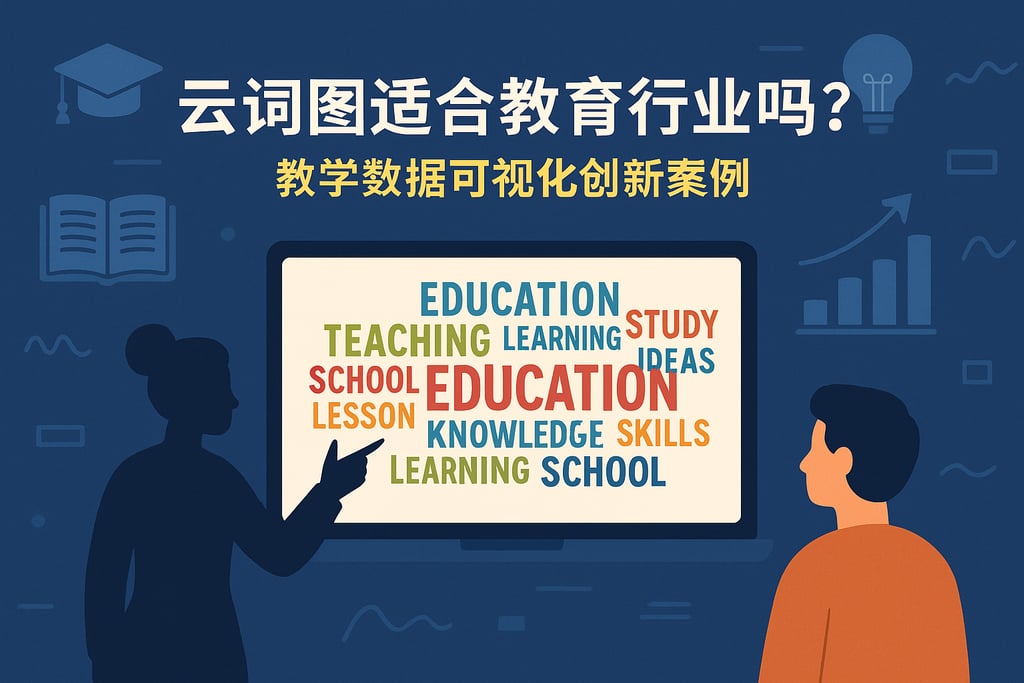 云词图适合教育行业吗？教学数据可视化创新案例