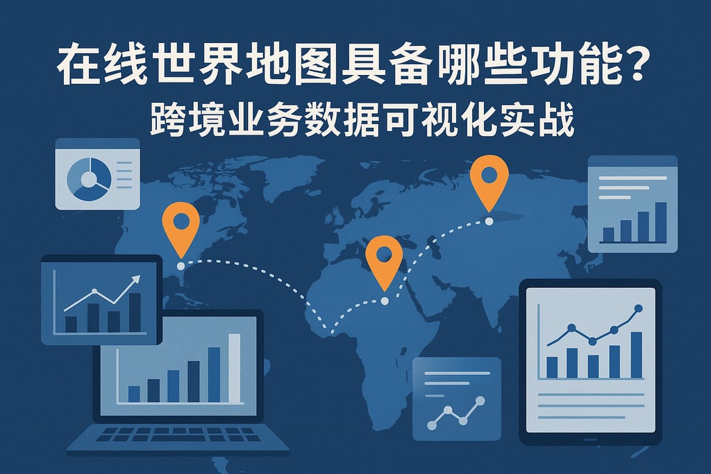 在线世界地图具备哪些功能？跨境业务数据可视化实战