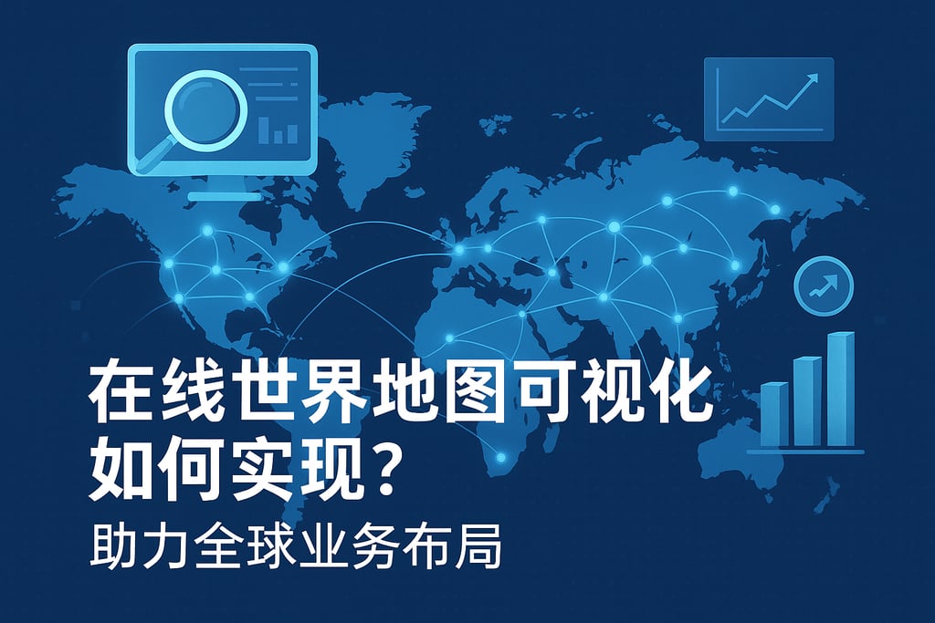 在线世界地图可视化如何实现？助力全球业务布局