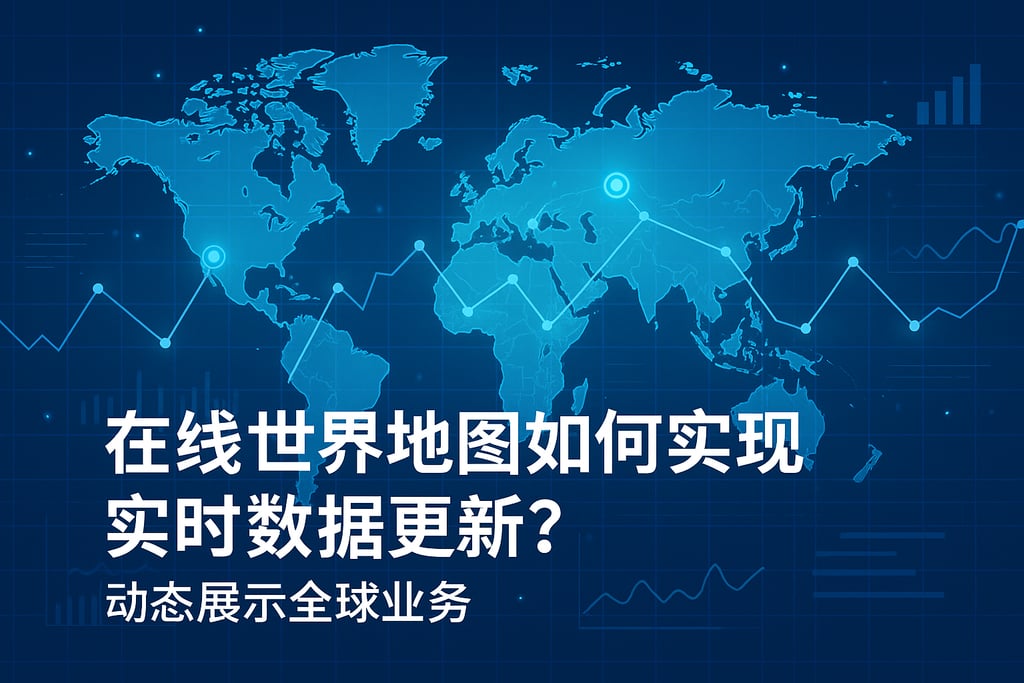 在线世界地图如何实现实时数据更新？动态展示全球业务