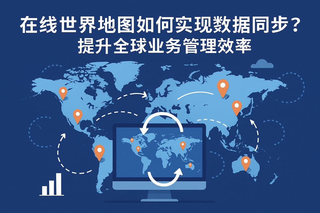 在线世界地图如何实现数据同步？提升全球业务管理效率