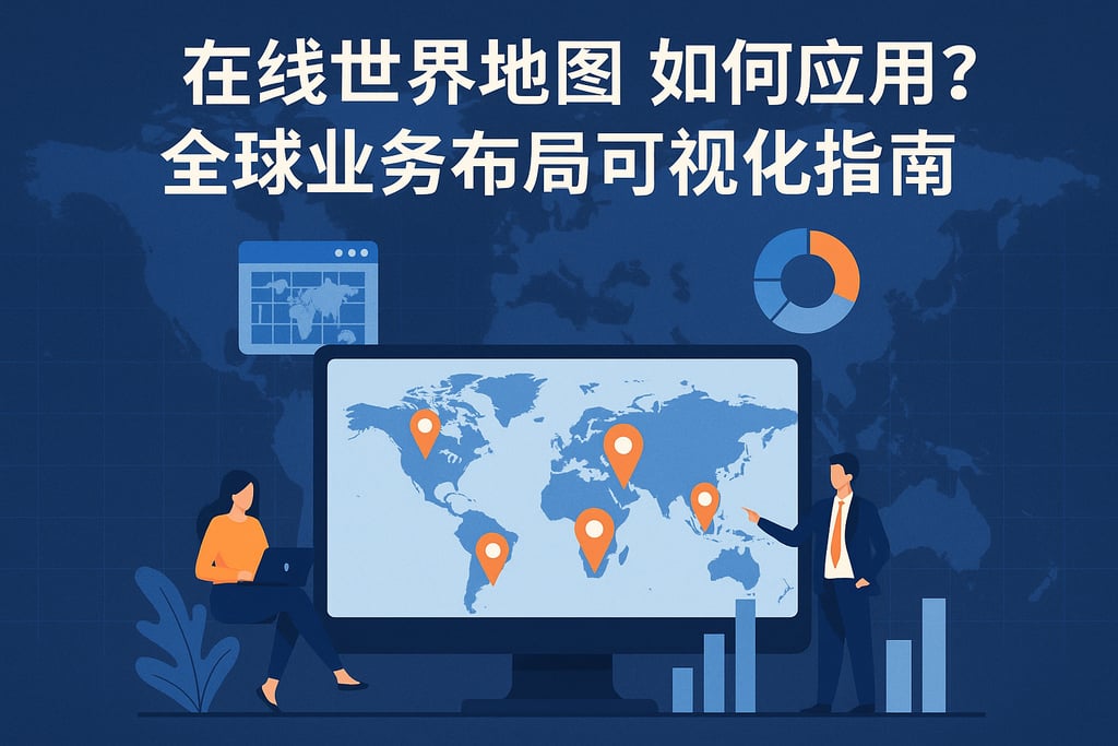 在线世界地图如何应用？全球业务布局可视化指南