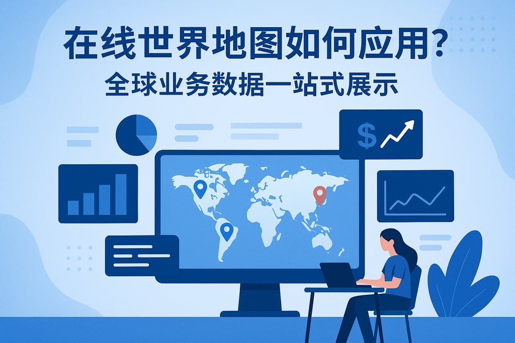 在线世界地图如何应用？全球业务数据一站式展示