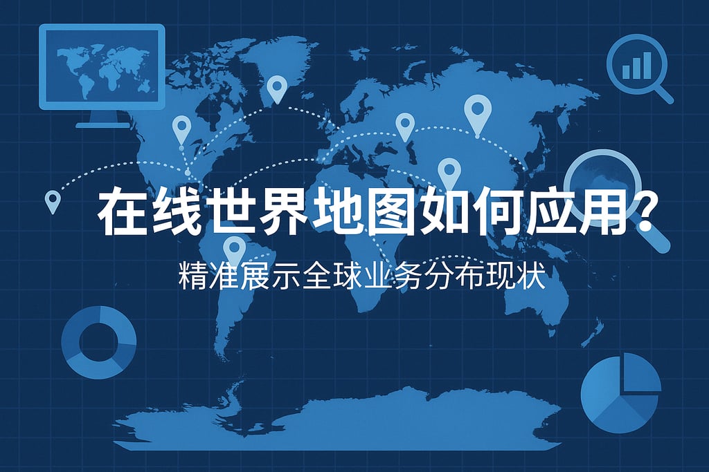 在线世界地图如何应用？精准展示全球业务分布现状