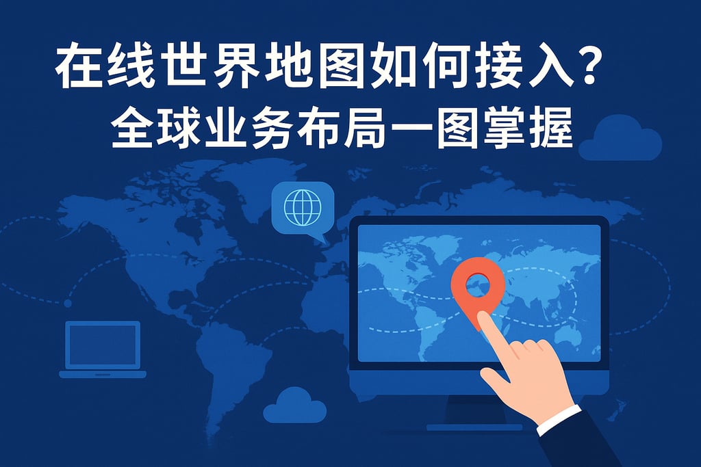 在线世界地图如何接入？全球业务布局一图掌握