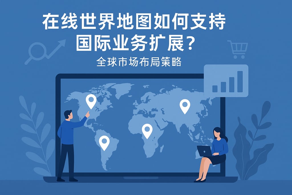 在线世界地图如何支持国际业务扩展？全球市场布局策略