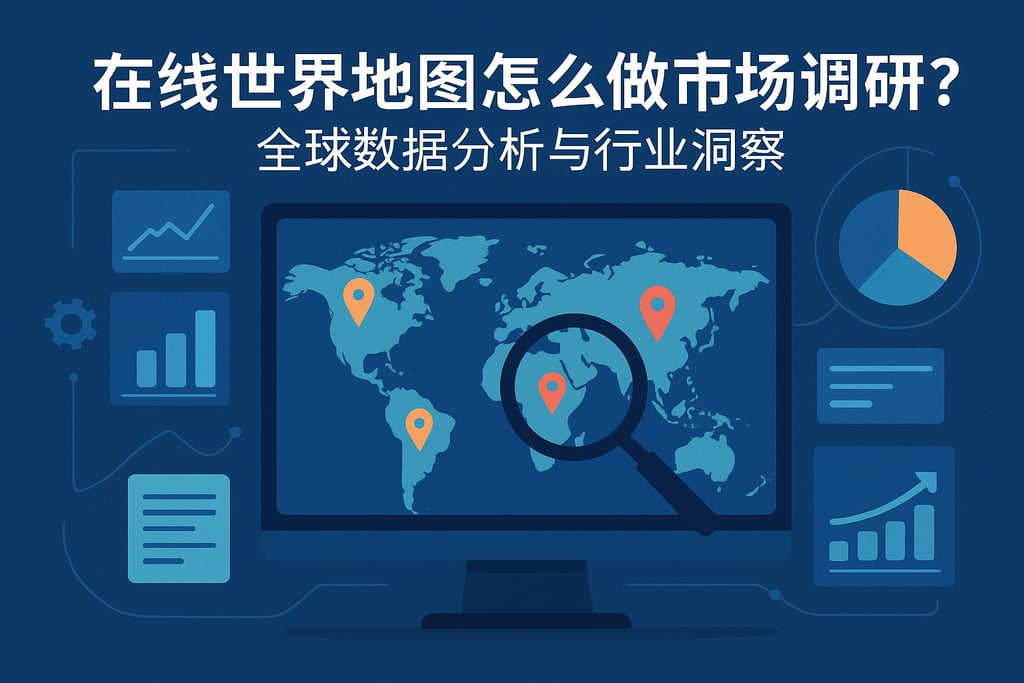 在线世界地图怎么做市场调研？全球数据分析与行业洞察