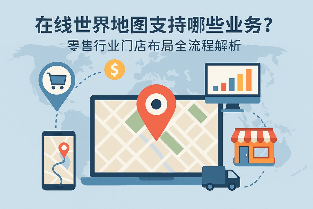 在线世界地图支持哪些业务？零售行业门店布局全流程解析