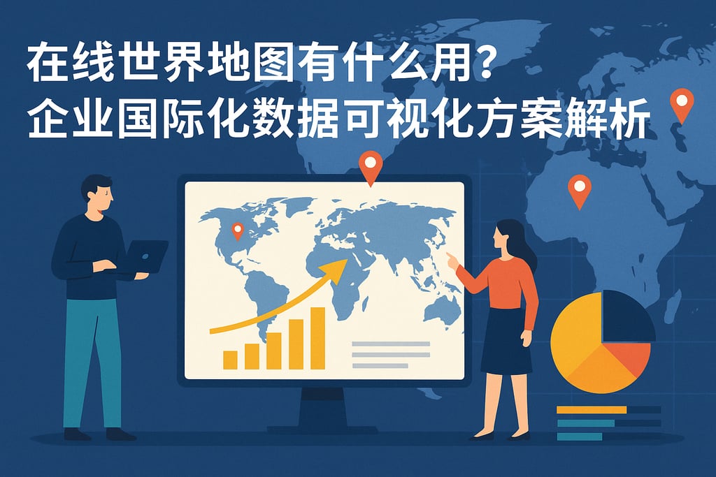 在线世界地图有什么用？企业国际化数据可视化方案解析