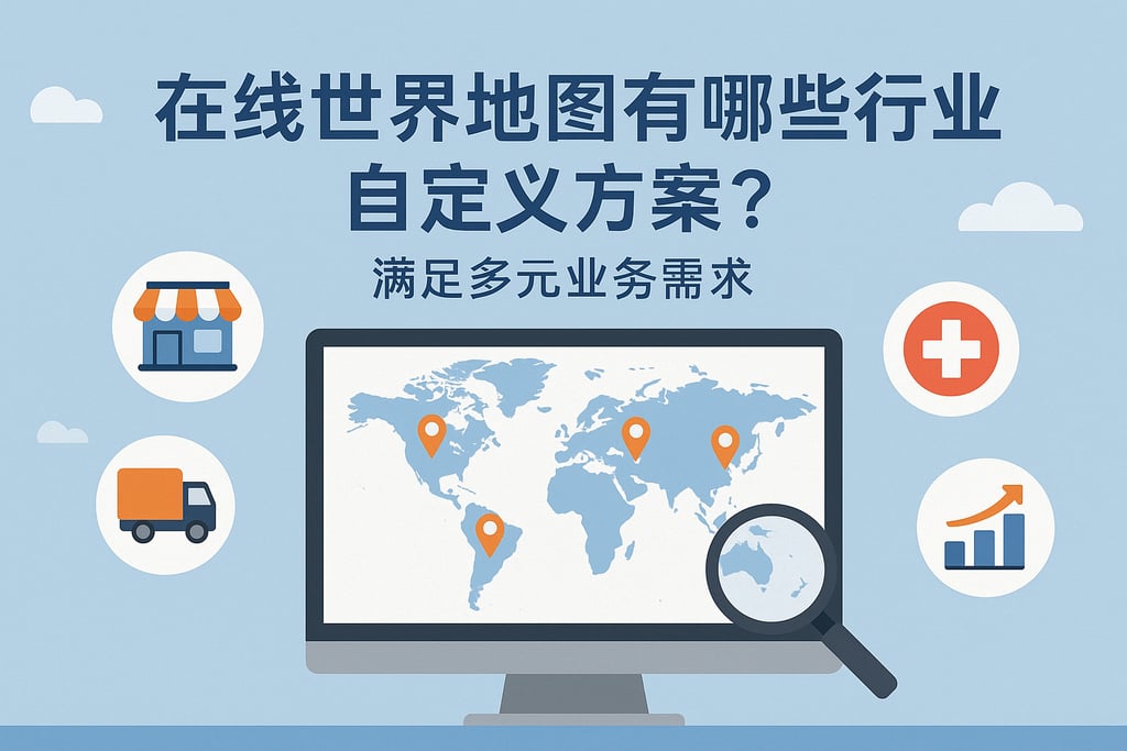 在线世界地图有哪些行业自定义方案？满足多元业务需求