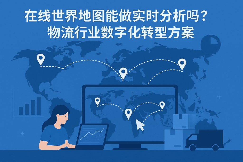 在线世界地图能做实时分析吗？物流行业数字化转型方案